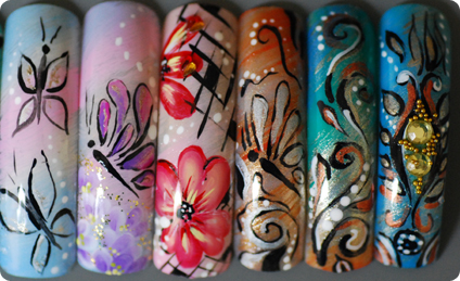 Voorbeelden Nailart
